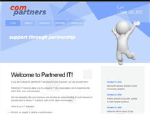 Tablet Screenshot of com-partners.com.au